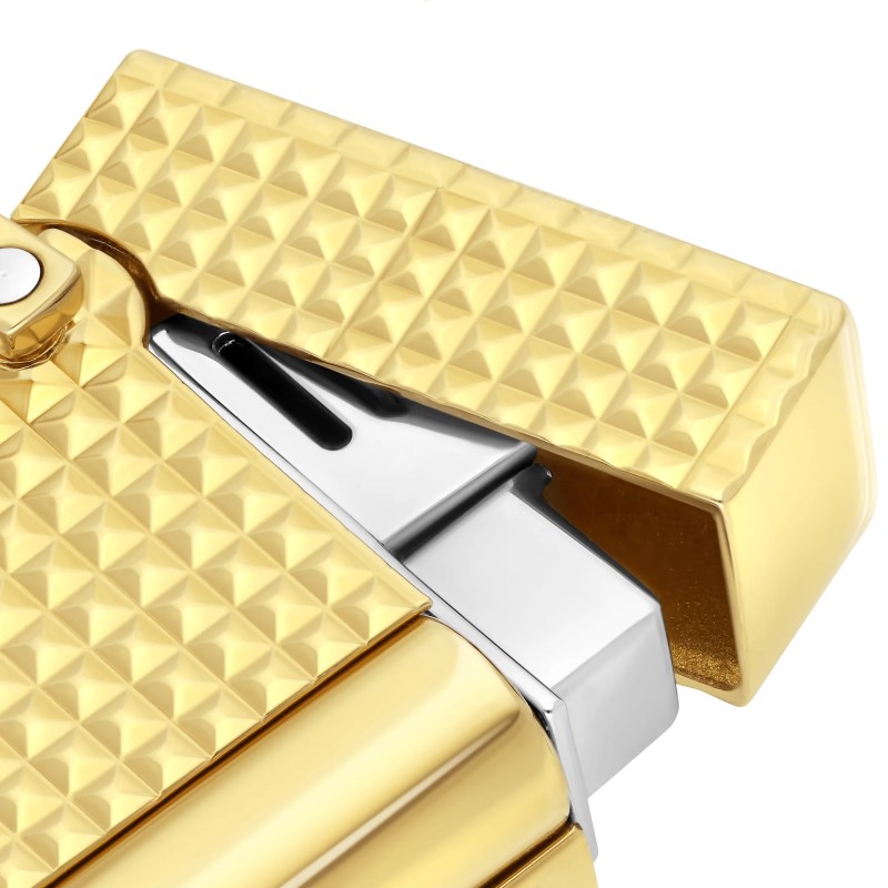 Accendino S.T. Dupont con collana testa di diamante