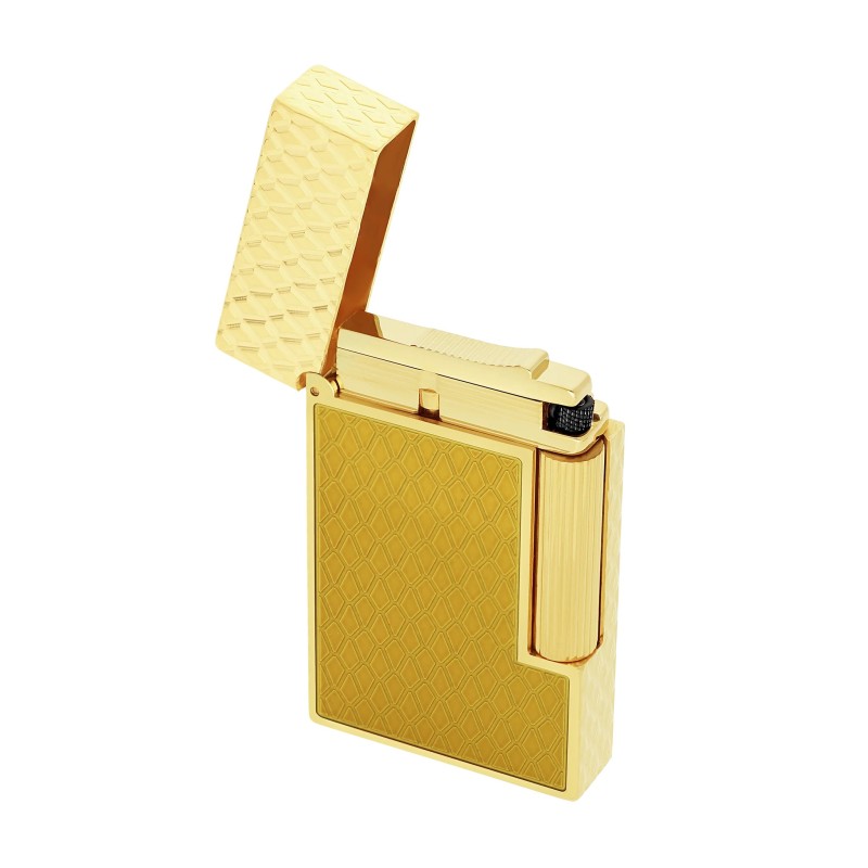 Accendino S.T. Dupont Ligne 2 Guillochè sotto lacca Dragon