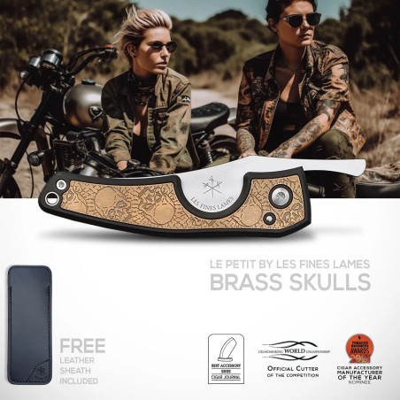 Tagliasigari Les Fines Lames Le Petit Brass Skulls