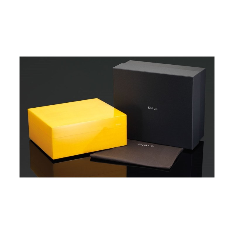 Humidor Siglo Vibrant Sunny Yellow fino a 50 sigari