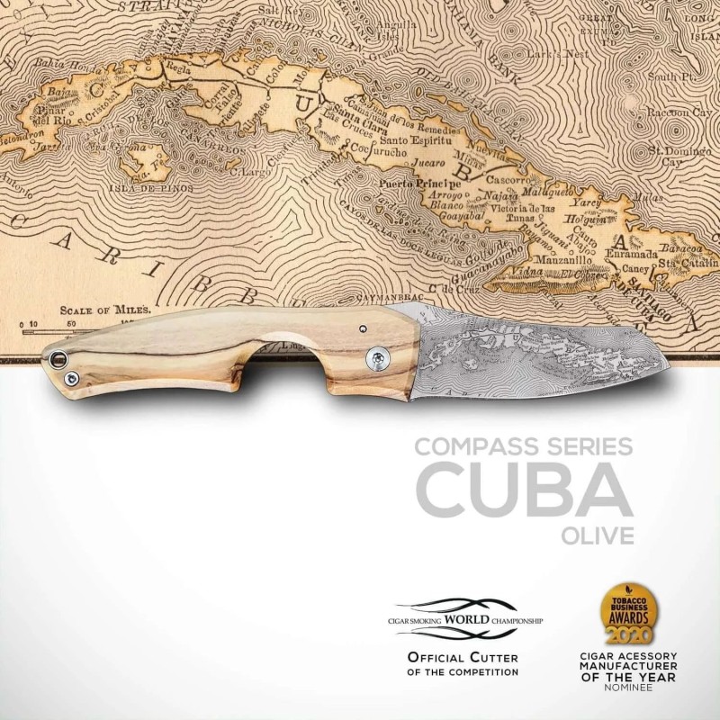 Tagliasigari Les Fines Lames Le Petit Compass-Cuba Olive
