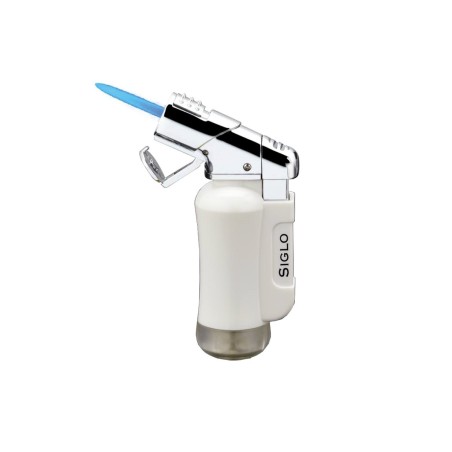 Accendino per sigaro Siglo Mini Torch Lighter Glossy White