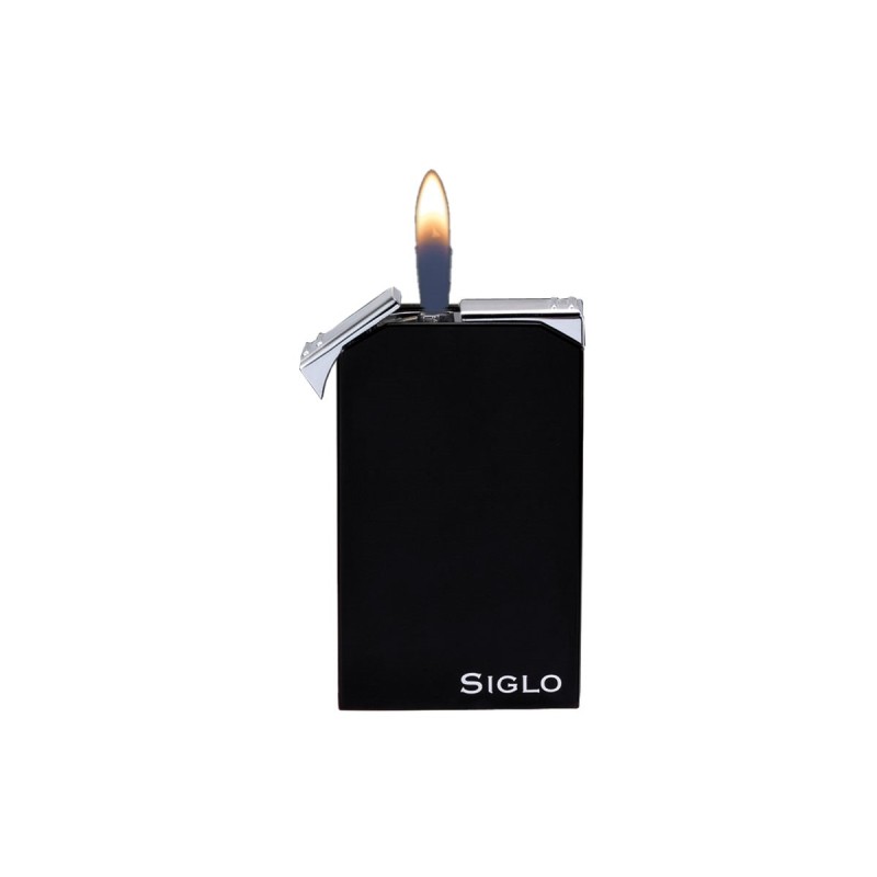 Accendino per sigaro a doppia fiamma Siglo Twin Flame Black