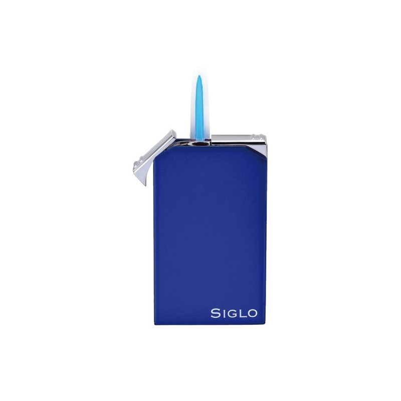 Accendino per sigaro a doppia fiamma Siglo Twin Blue