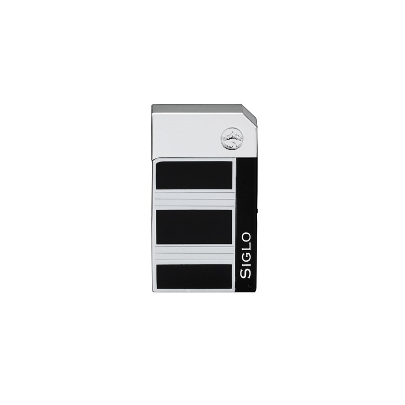 Accendino per sigaro cromato ad alta quota Siglo Obsidian Chrome