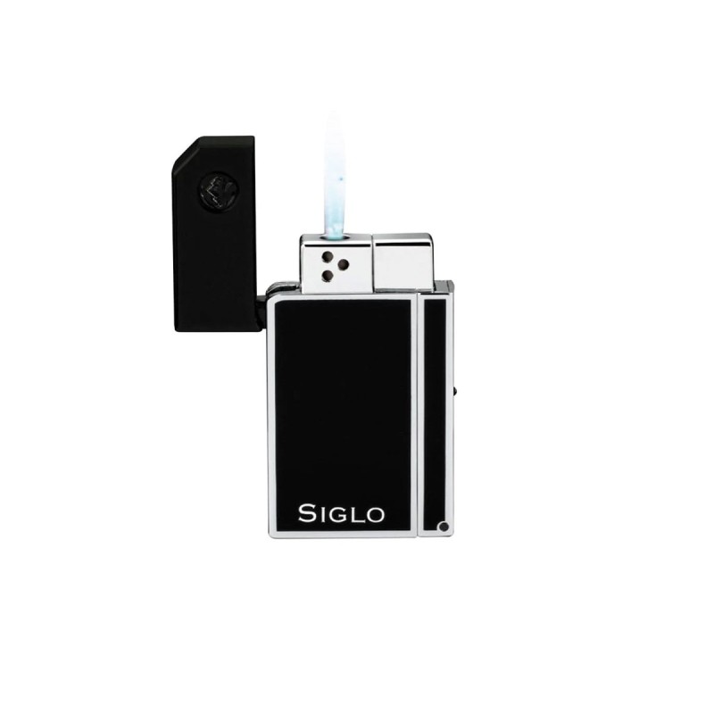 Accendino per sigaro cromato ad alta quota Siglo Obsidian Black
