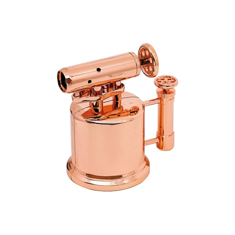 Accendino per sigaro da tavolo Vector Quadpump Quad 13 Rose Gold Polished